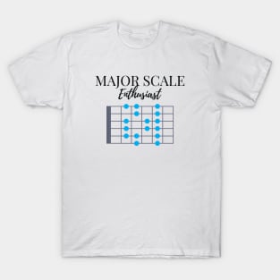 Major Scale Enthusiast Light Theme T-Shirt